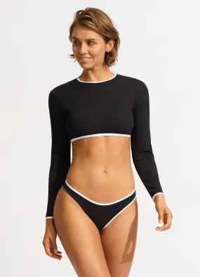 Beach Bound Hipster Bikini Bottom - Black