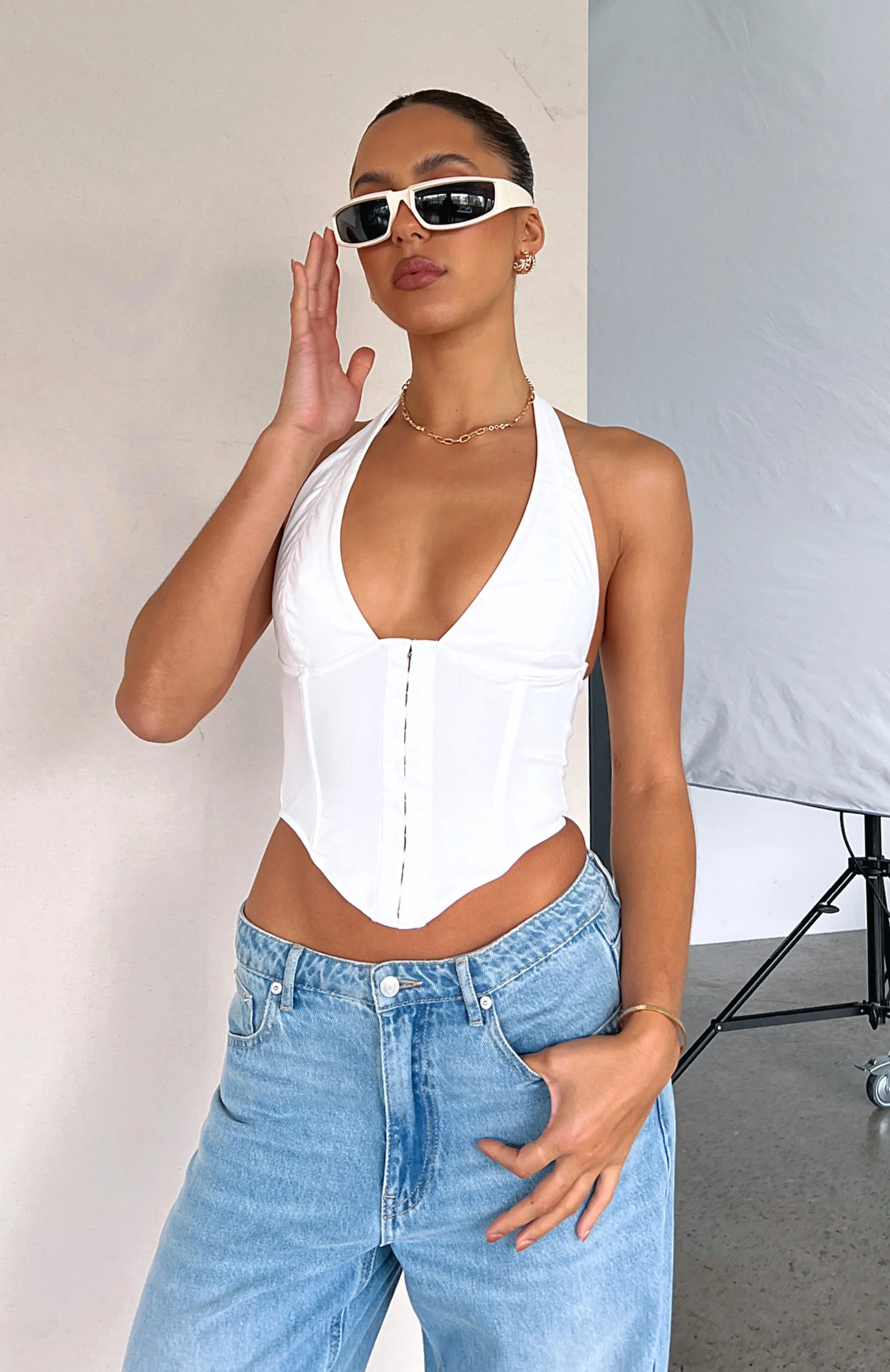 Body Love Bustier White