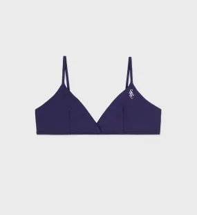 Brigitte Bikini Top - Navy