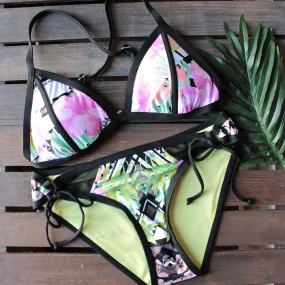 Final Sale - Bikini Lab - It Takes Hue Triangle Bikini Top