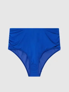 Highwaist Bikini Briefs - Cobalt Blue