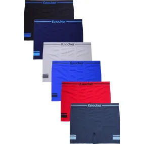 KNOCKER MEN'S SEAMLESS BOXER BRIEFS (MS019M)