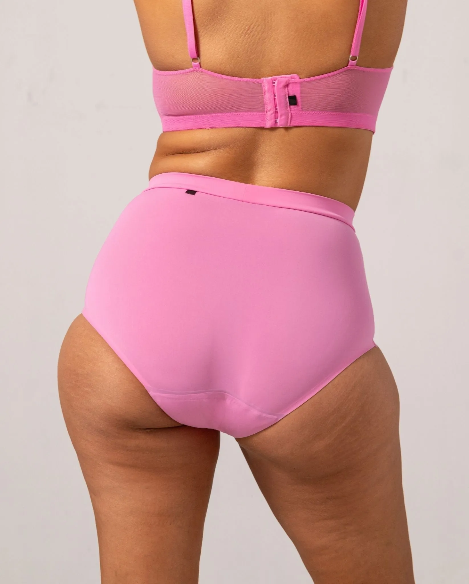 Micro Period Highwaist Briefs Candy Pink