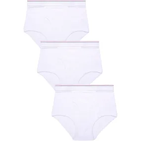 POWER CLUB MEN'S WHITE BRIEFS (MW3401)