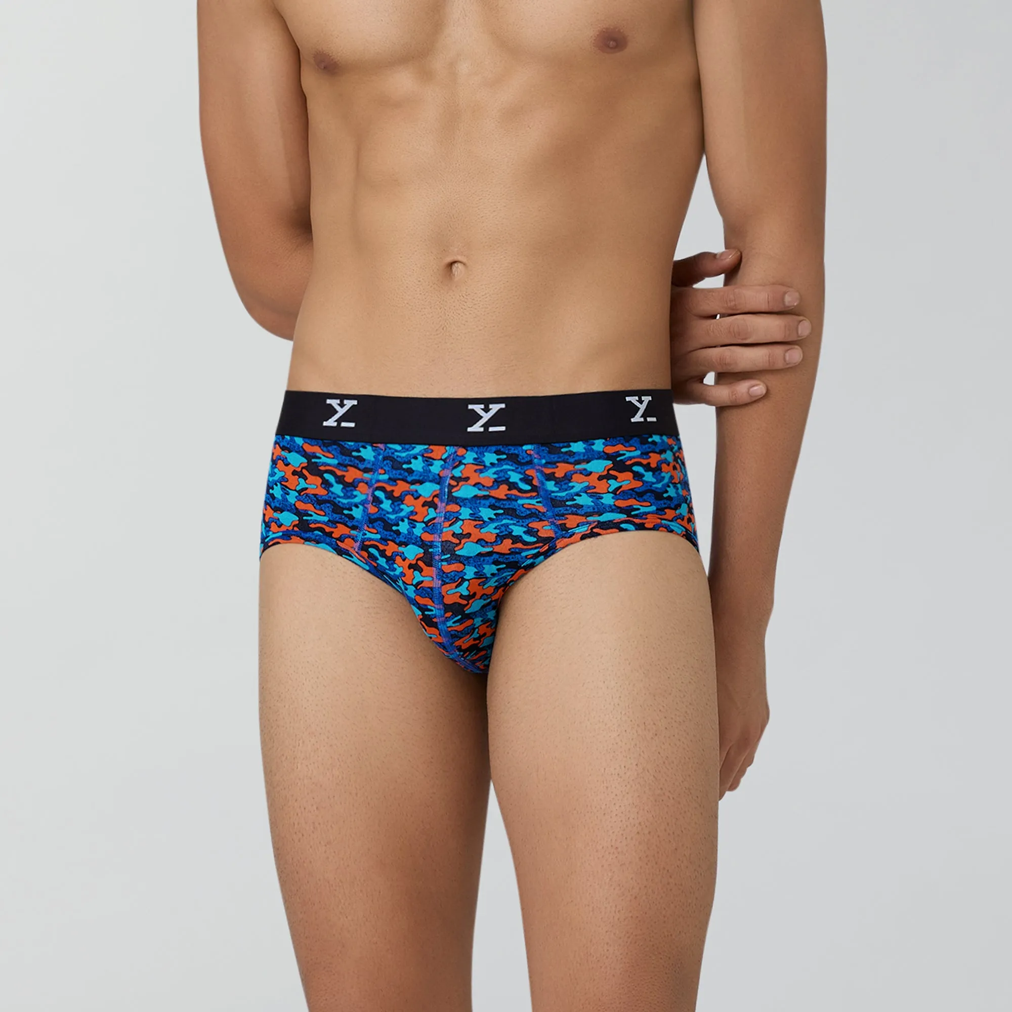 Shuffle Modal Briefs Camouflage Blue