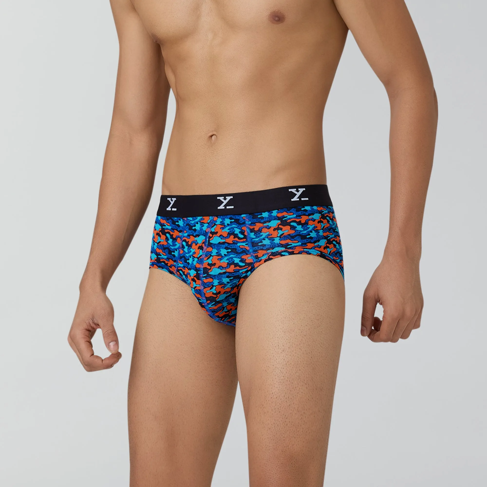 Shuffle Modal Briefs Camouflage Blue