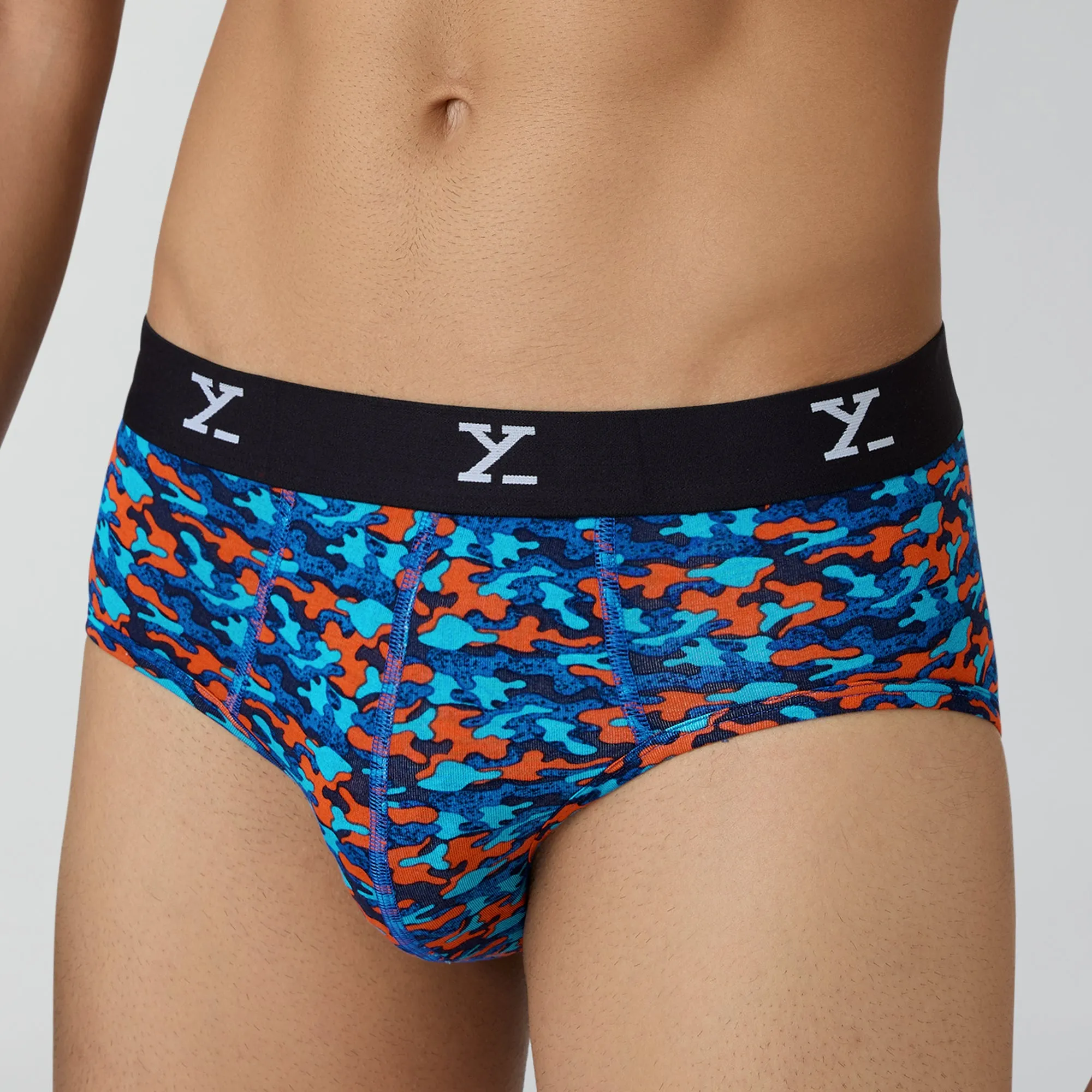 Shuffle Modal Briefs Camouflage Blue