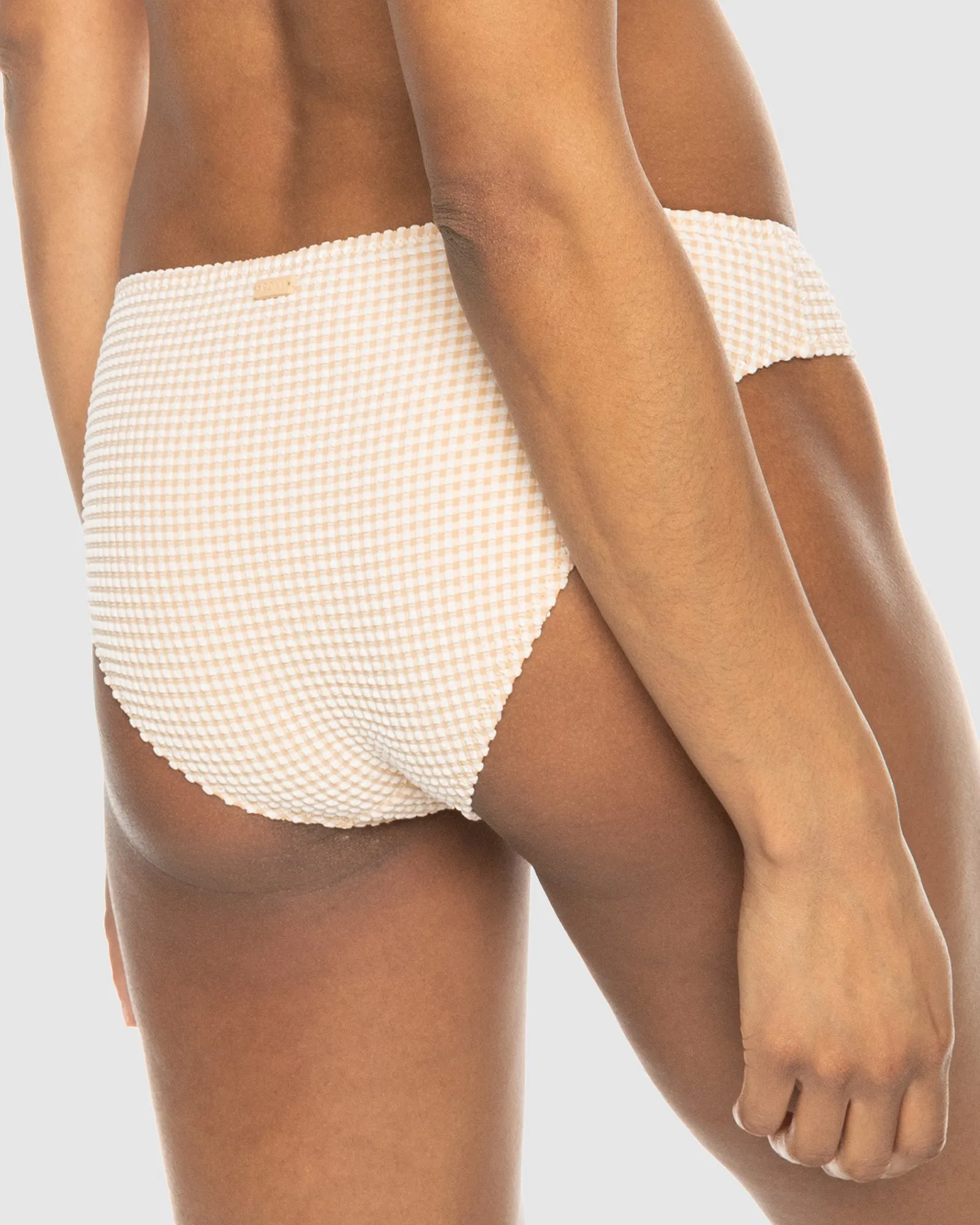 Womens Gingham Hipster Bikini Bottoms